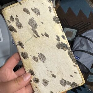 Spotted Cowhide Wallet